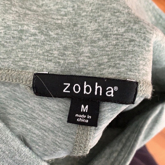 Buttery soft zohba leggings light green/grey - Picture 5 of 6
